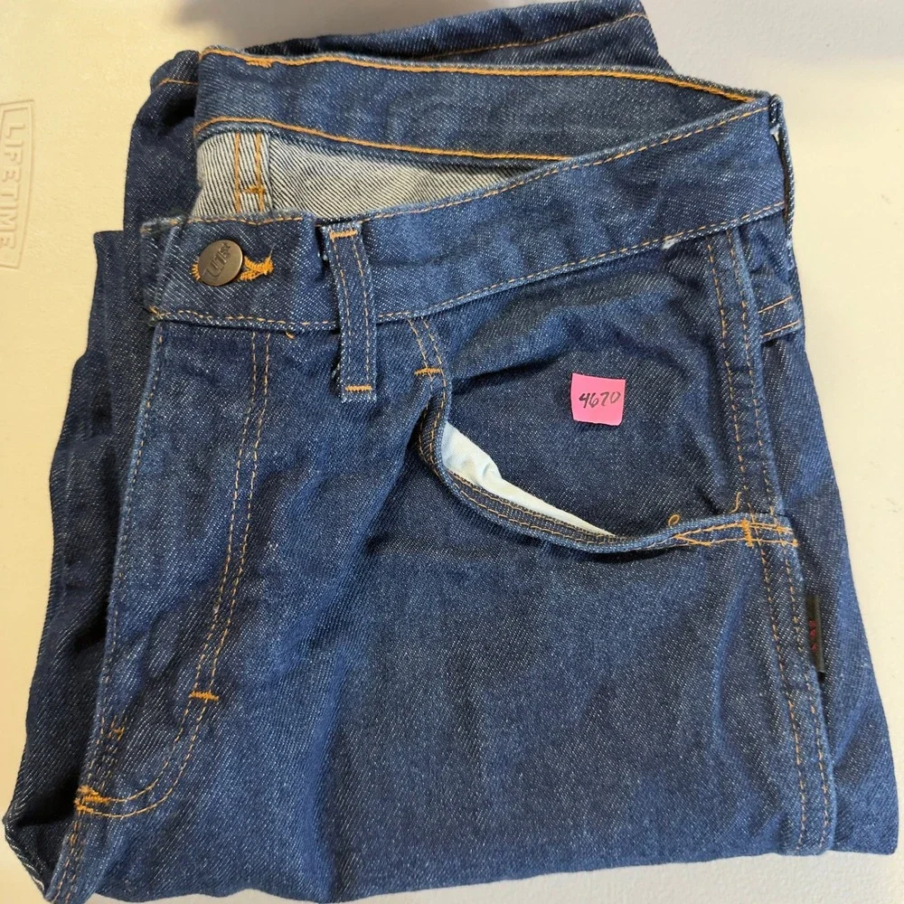 Armorex FR Jeans Mens 34x32 Blue Flame Resistant Workwear Denim Pants CAT 2